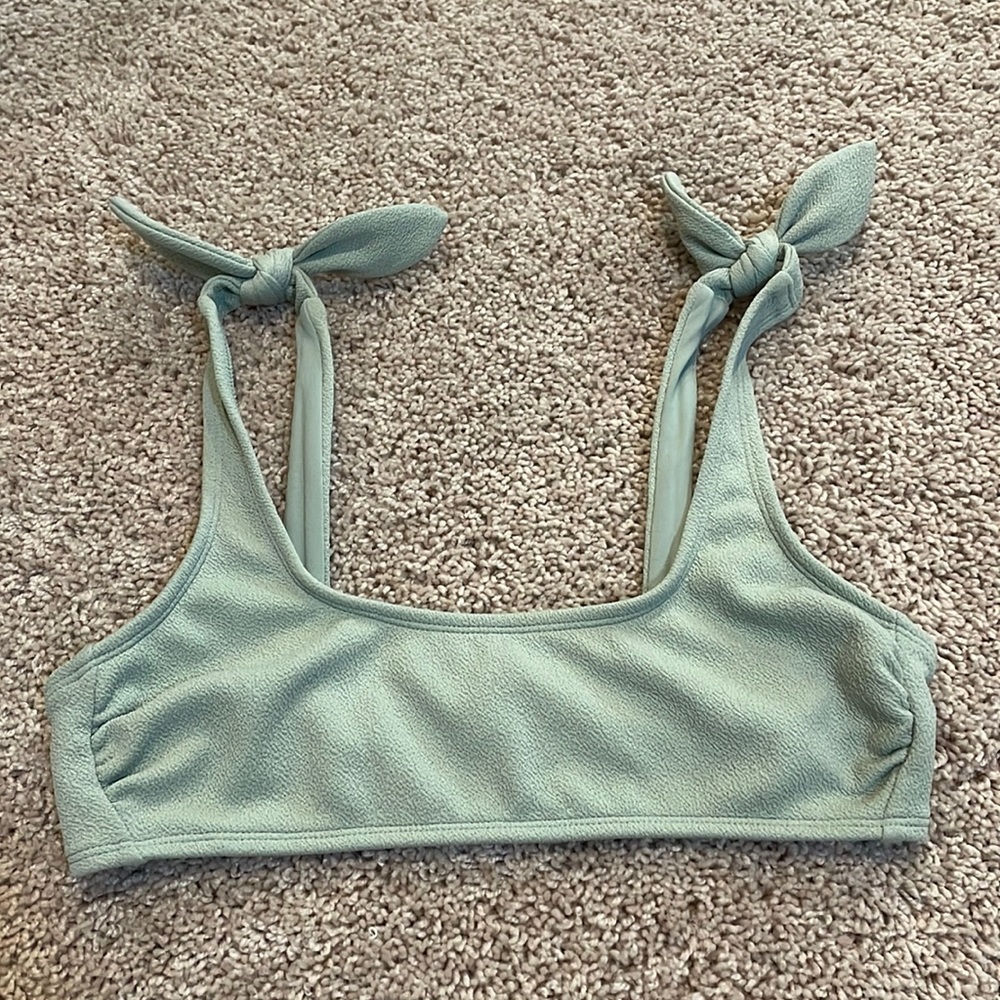 Light green Target swimsuit top size M
